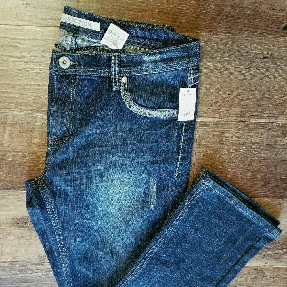 NEW!! Women's Stetson 541 straight leg jeans sz.16